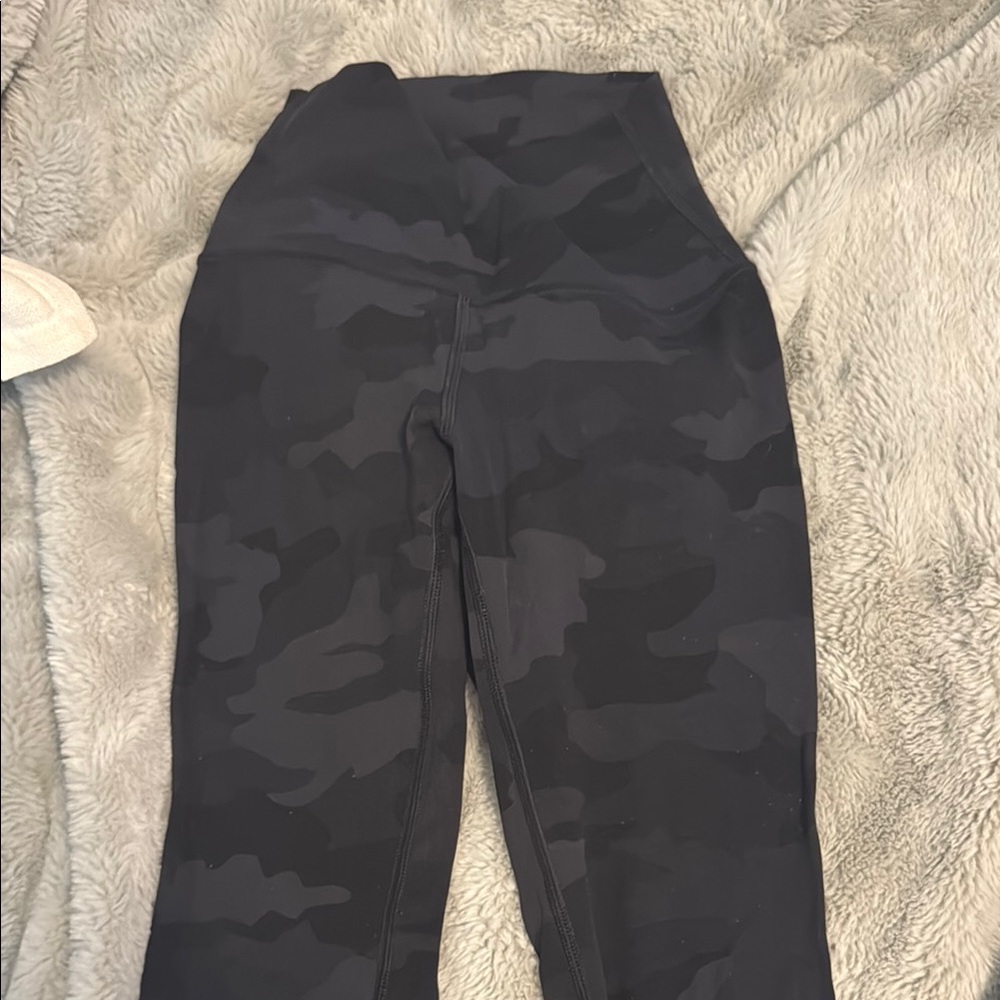 Lululemon black align camo leggings